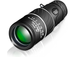 Mini Telescopio Negro De Alta Potencia Con Zoom Ajustable, Monocular Óptico, Binoculares, Ideal Para Senderismo, Camping Y Viajes (negro)