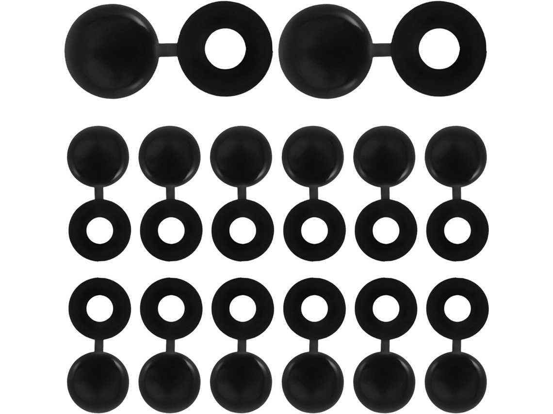 M4 Tapones Abatibles Tornillos Negros Tapas Decorativas