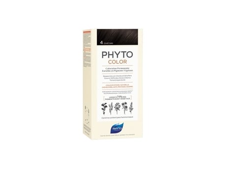 Coloración PHYTO Phytocolor 4 Marrón Coloración Permanente sin Amoníaco