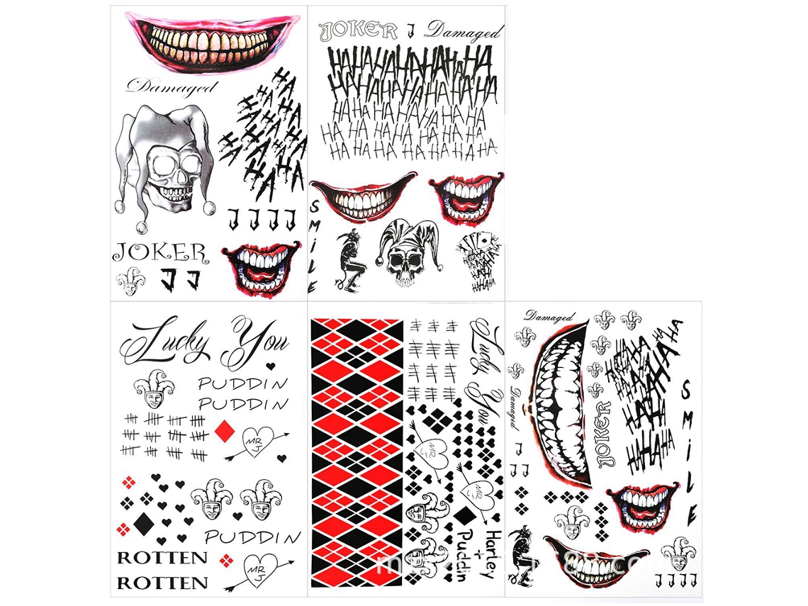 Tatuajes Temporales De Halloween Para Disfraces Y Decoración Temporal