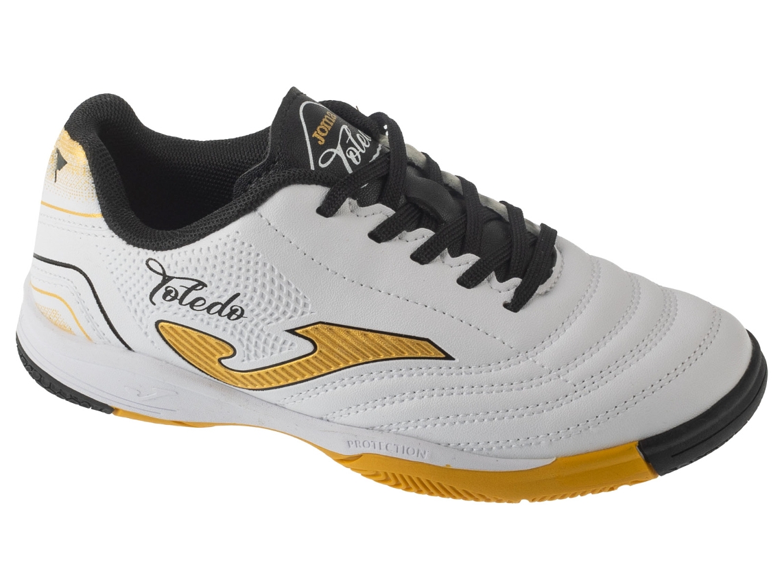 Toledo Jr 2502 In Tojw2502in, Botas de fútbol para niño, Blanco, Talla 35 Joma