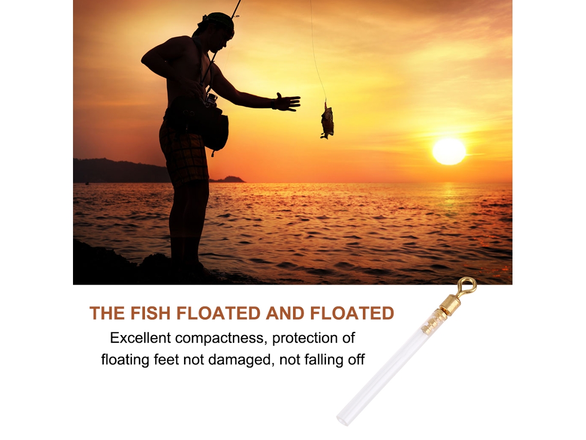 2026rebe-50pcs Conjunto De Pivotes De Pesca Con Tubo Flotadores Adaptadores Accesorios (m)