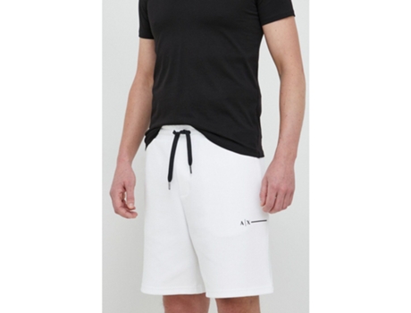 Camisa para Hombre ARMANI EXCHANGE (L - Algodón - Blanco)