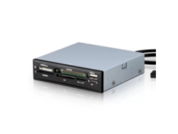 Lector de tarjetas integrado, robusto y duradero, de 3,5 pulgadas, con conector USB 2.0, compatible con tarjetas CF/SD/MS/XD/M2.
