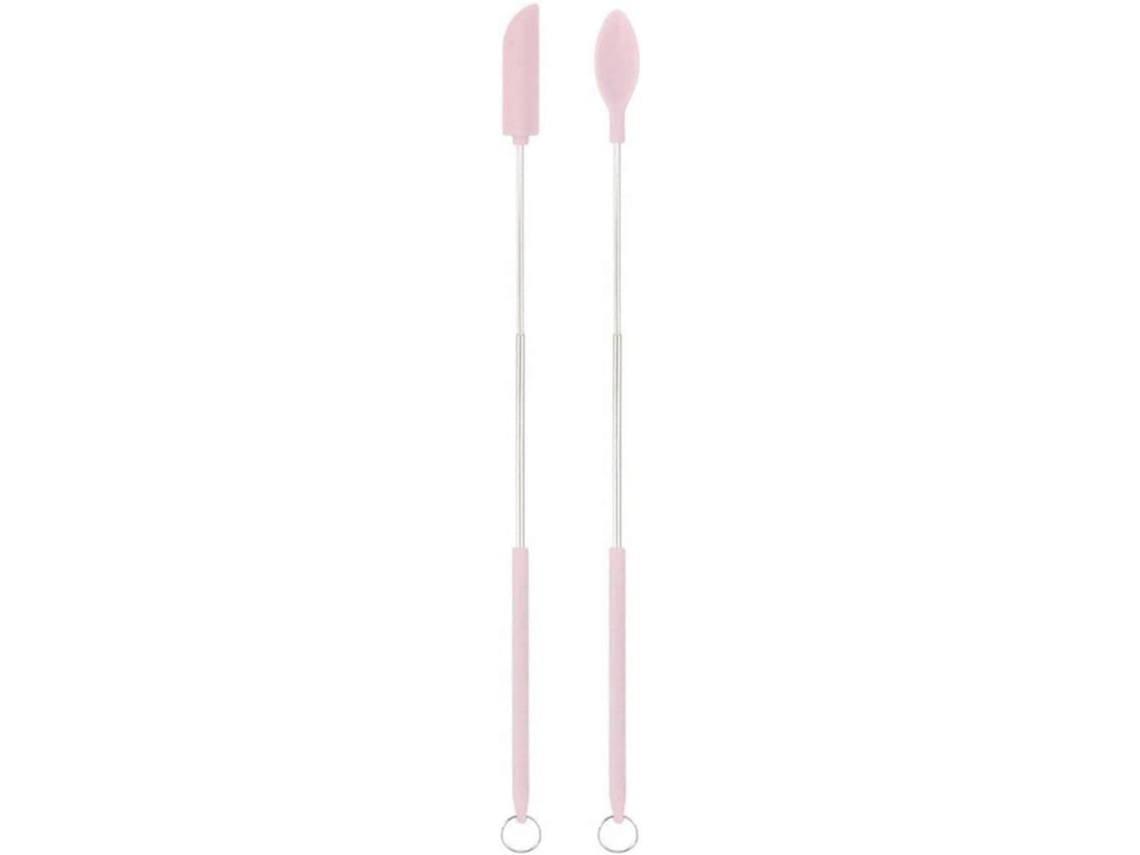 Juego de 2 Cucharas Medidoras para Salsas Reposteras (Rosa) JEIIBRZUI