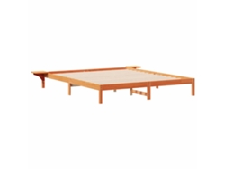 Maison Exclusive - Estructura De Cama Con Mesitas Marrón Cera 180 X 220 Cm