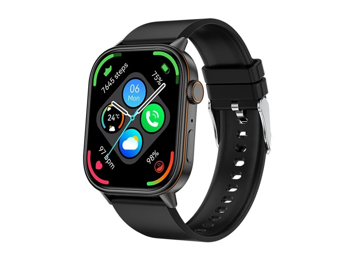 Smartwatch Qx17 Gps Brújula 100 Contactos Contraseña Bloqueo Yizhood (negro)