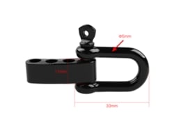 Lixada 10pcs Engate U Ajustável De Aço Inoxidável Para Pulseira Paracord Camping Hiking Outdoor