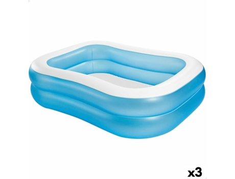 Piscina Hinchable Intex Azul Blanco 203 x 48 x 152 cm 540 L (3 Unidades)