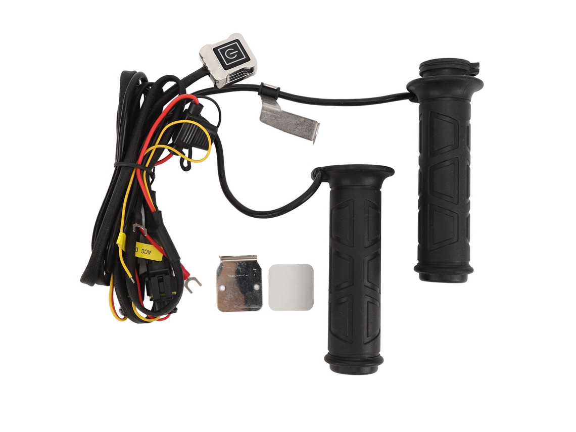 Calentador portátil Rebe-asa para motocicleta de 12 V con 6 niveles de temperatura y función de memoria, control ACC.
