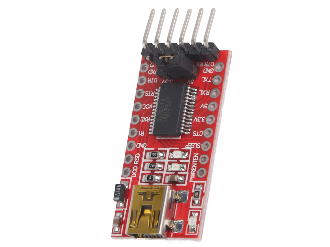 Adaptador Módulo Convertidor Usb 2.0 A Ttl Puerto Serial Ft232rl 3.3v 5v Mini Usb