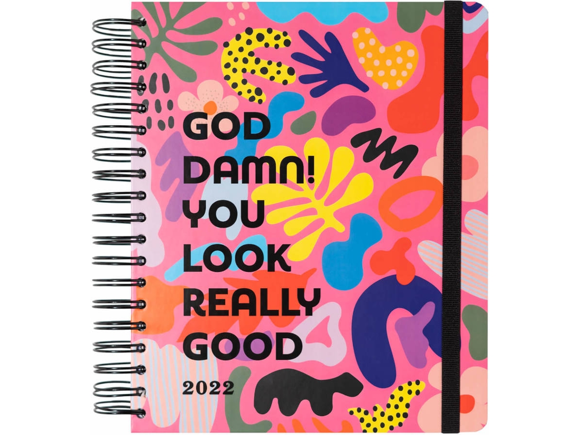 Agenda Escolar ERIK EDITORES God Damn! You Look Really Good (2021/2022 - Semanal - 17 Meses - 21x25 cm - Inglés)
