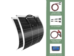 Kit de panel solar de 200 W, 23 % de eficiencia, instalación flexible, 2 unidades de 200 W