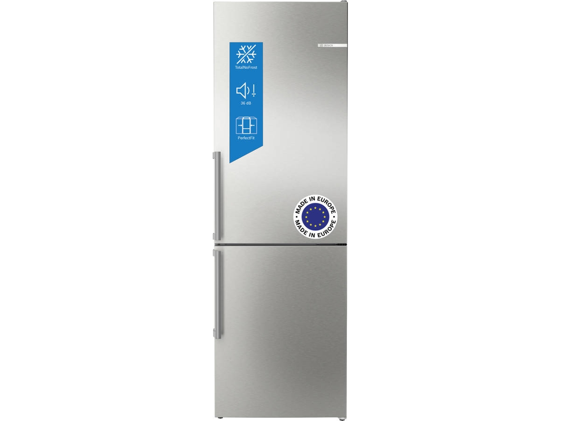 Frigorífico Combi BOSCH KGN36VIDB (No Frost - 186 cm - 326 L - Inox)