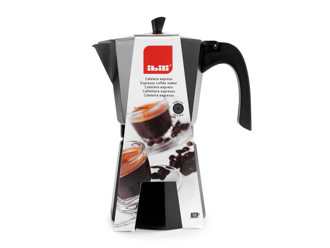 Cafeteira Italiana Express 3 Copas Prateadoibili