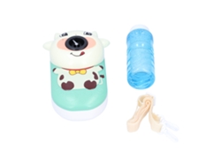 Máquina De Burbujas Infantil Con Luces Y Música, Juguete Electrónico De Burbujas Tipo Cámara, Verde