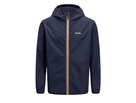 Abrigo JACK & JONES Poliéster Hombre (M - Azul)