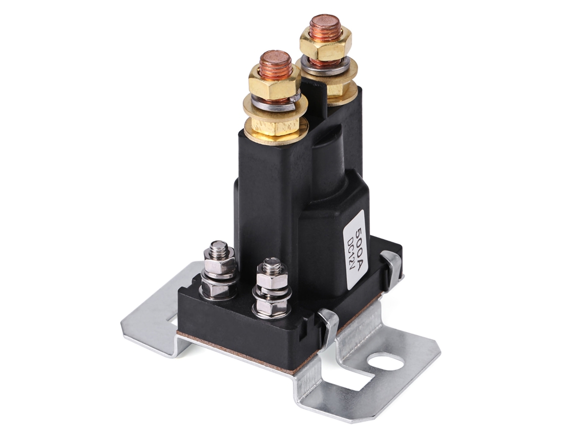 Relé De Arranque De Alta Corriente 500a Cc 12v Spst Contactor De Arranque Automotriz, Resistente Al Agua