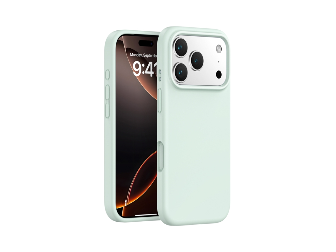 (verde Claro, Iphone 13 Pro Max) Funda De Silicona Líquida Para Iphone, Protección Integral Para El Botón De La Cámara.