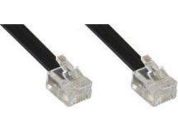 Cable Telefónico INLINE RJ12 (5m - Negro)