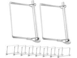Juego De 10 Candados Cuadrados De Acero Inoxidable De Alta Resistencia Con Cerradura Para Remolques.