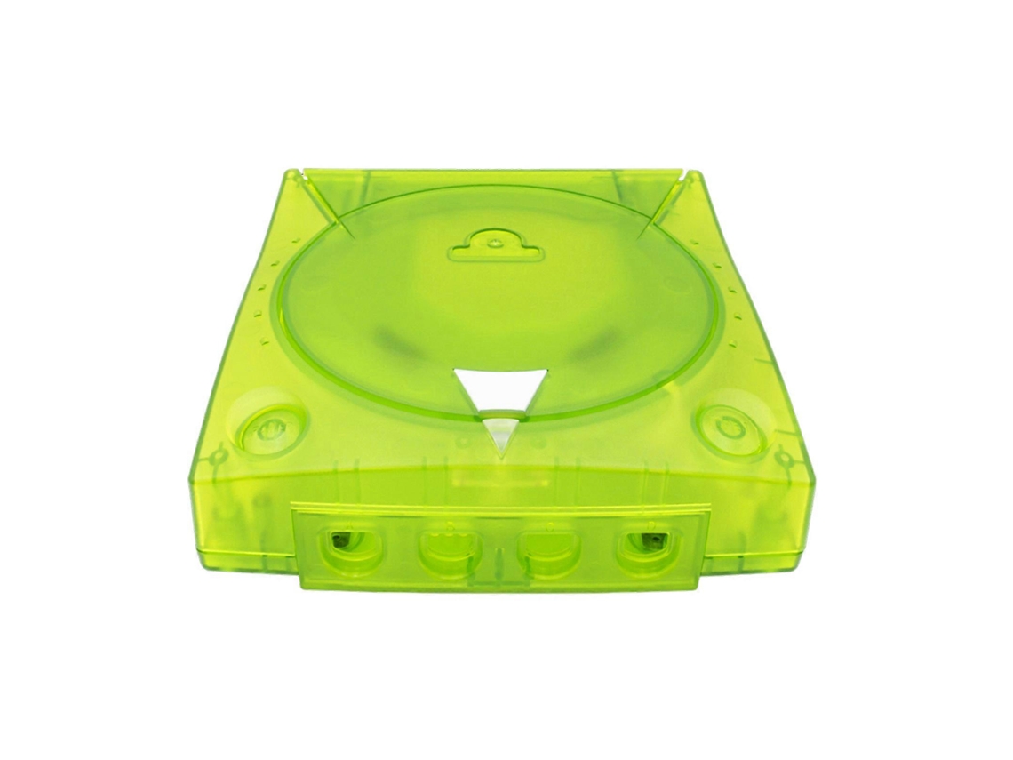 Reemplazo De Plástico Translúcido Para Carcasa De Sega Dreamcast Para Consola De Videojuegos Retro Dc, Caja Amarilla