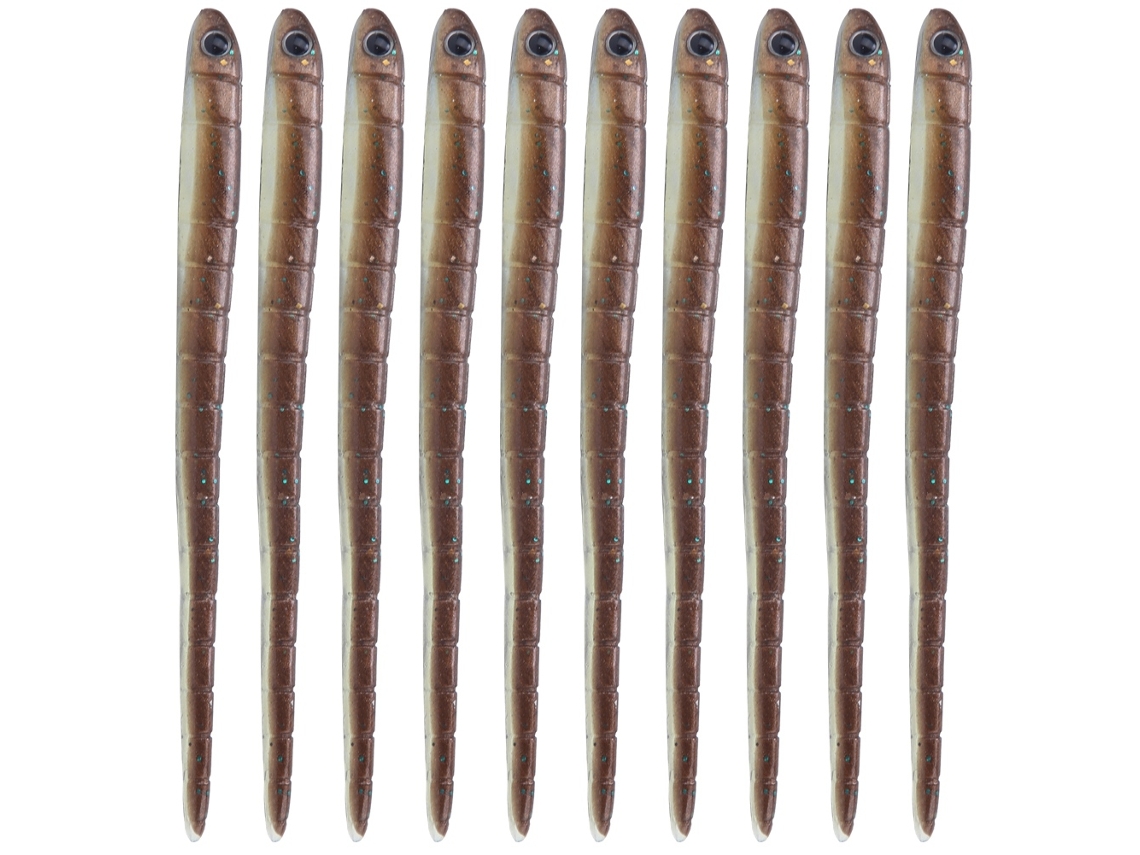 Encendedores artificiales de silicona con forma de gusano, 10 unidades, 9 cm, 1,7 g