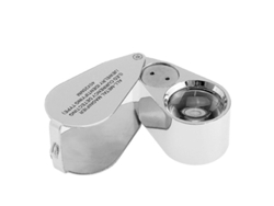 Lupa de joyería iluminada de 40 aumentos, modelo 2026, con cristal óptico, ideal para joyería, antigüedades, monedas y aficiones.