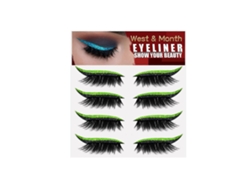4 pares de pegatinas reutilizables para párpados y pestañas, maquillaje instantáneo y fácil de aplicar Flye250797 Rosewell
