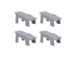 Prato Duplo De Quatro Peças, Design Criativo, Nacional, Cinza