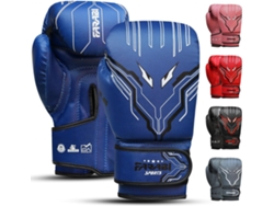 Guantes De Boxeo Niño Farabi Sports - 5 À 10 Ans - Gants Niños Y Niñas Pour Muay Thai Et Kickboxing - Azul