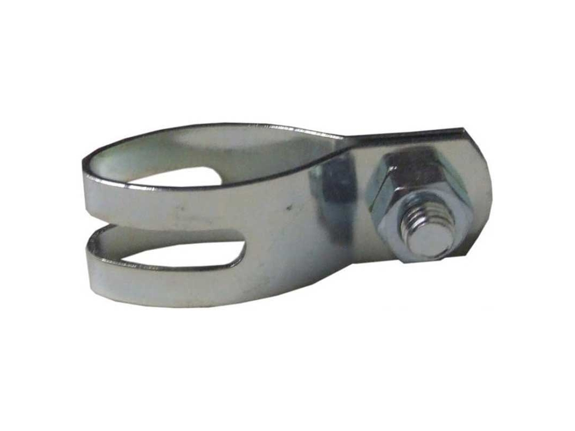 Braçadeira de Tubo Oval 26 X 17 Mm 10 Unidades Prateadoschwarz