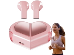 Auriculares con cable - Auriculares intrauditivos con forma de corazón - Elegantes SFUSHOS