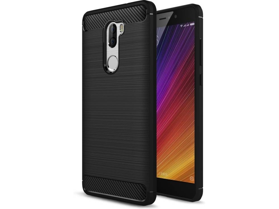 Carcasa Xiaomi Mi 5s Plus Multi4you Gel TPU Carbono Negro