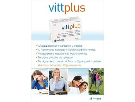 Complemento Alimentar VITALFARMA Vittplus Cápsula Líquida (30 cápsulas)