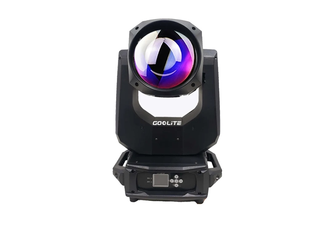 Foco de haz con cabezal móvil, 260 W, control DMX512, giro de 540° e inclinación de 270°, 1 luz OEM