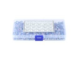 Kit De Potenciómetros Resistores Variables 15 Valores 375 Piezas Con Caja