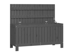 Maison Exclusive - Caja De Almacenaje Jardín Madera De Pino Gris 108x42,5x54 Cm