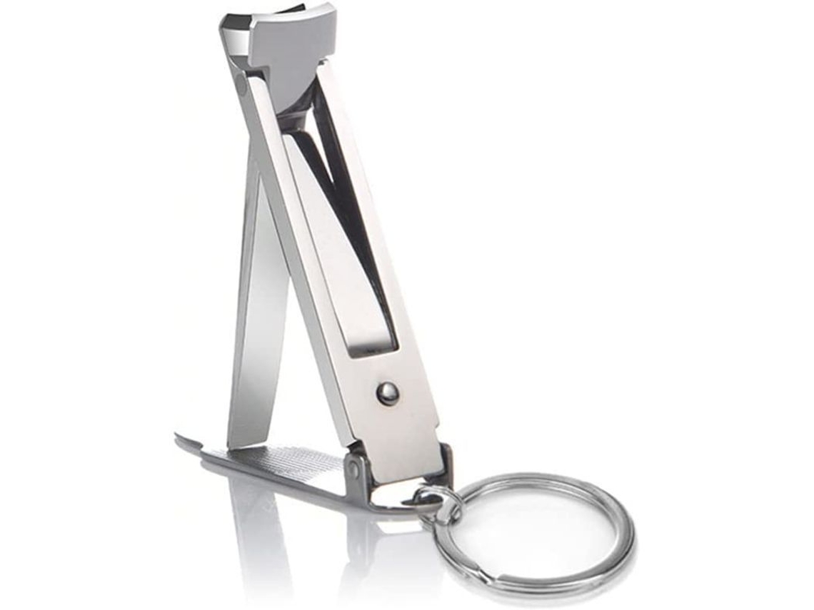 Tijeras Plegables De Acero Inoxidable Para Uñas De Manos Y Pies Con Lima Integrada Y Diseño Antiderrame.