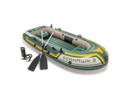 Bote Inflable INTEX Verde Vinilo (295x137x43 cm)