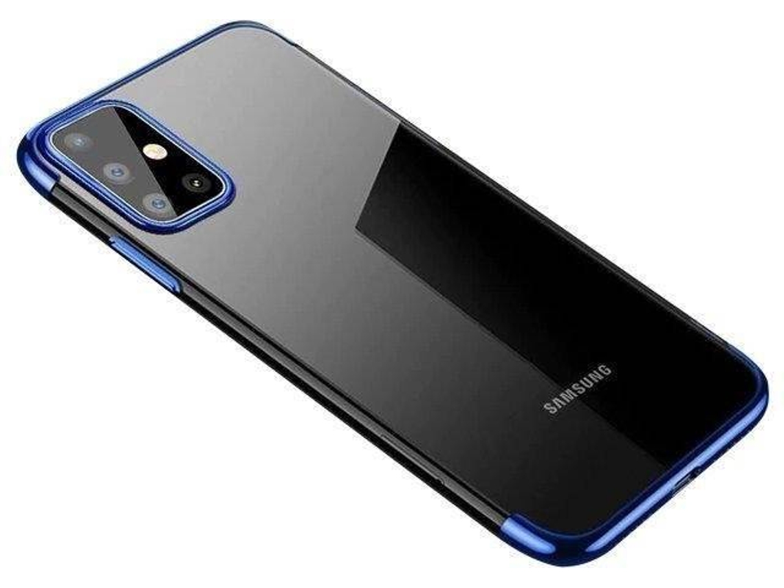 Carcasa Samsung Galaxy A72 LMOBILE Silicona 89 Azul
