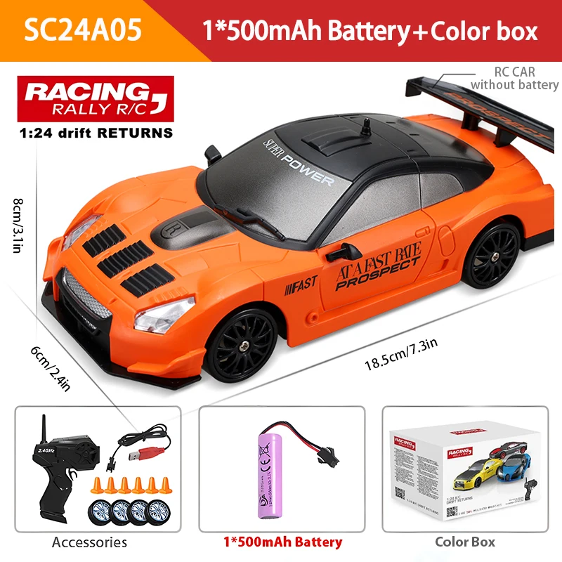 Mini Coches Rc Eléctricos Turbo Racing, Drift 4wd, Velocidad 15km/h, Juguete Divertido Para Adultos Y Niños. Aeuzwr