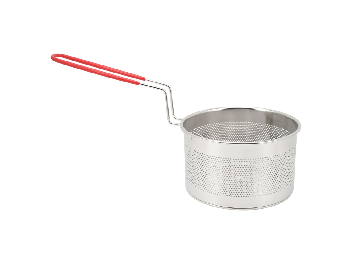 VVJIJILLY Cesta Para Fritadeira, Cesta De Fritura De Aço Inoxidável Com Alça Longa Para Batatas Fritas, Frango, Macarrão, Cesta Para Fritadeira De Qualidade Ali