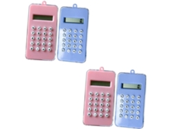 Mini calculadora portátil con diseño de dibujos animados, ligera y práctica, juego de calculadora de bolsillo, C Gokoco