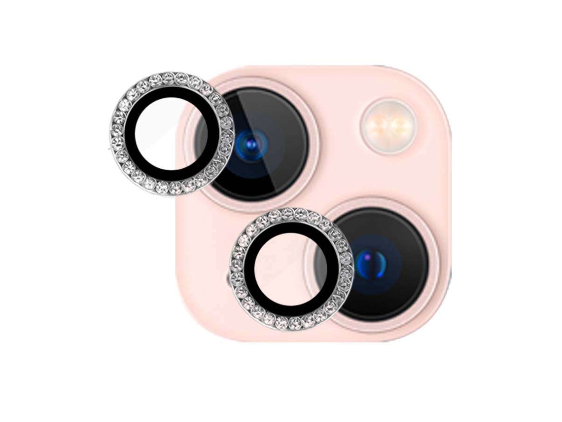 Cubre Objetivo Brillo Plata Para Iphone 14 Plus