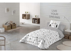 FUNDA NÓRDICA ESTAMPADA CAMA 90 ALGODÓN EXTRA SUAVE FABRICADO EN ESPAÑA HOUSE ANIMALS ICEHOME