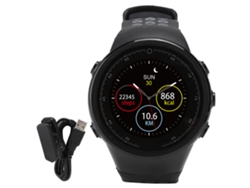 Reloj deportivo digital con monitor de frecuencia cardíaca y cronógrafo