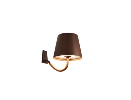 Lámpara de Pared Poldina Corten LED Recargable y Regulable ZAFFERANO