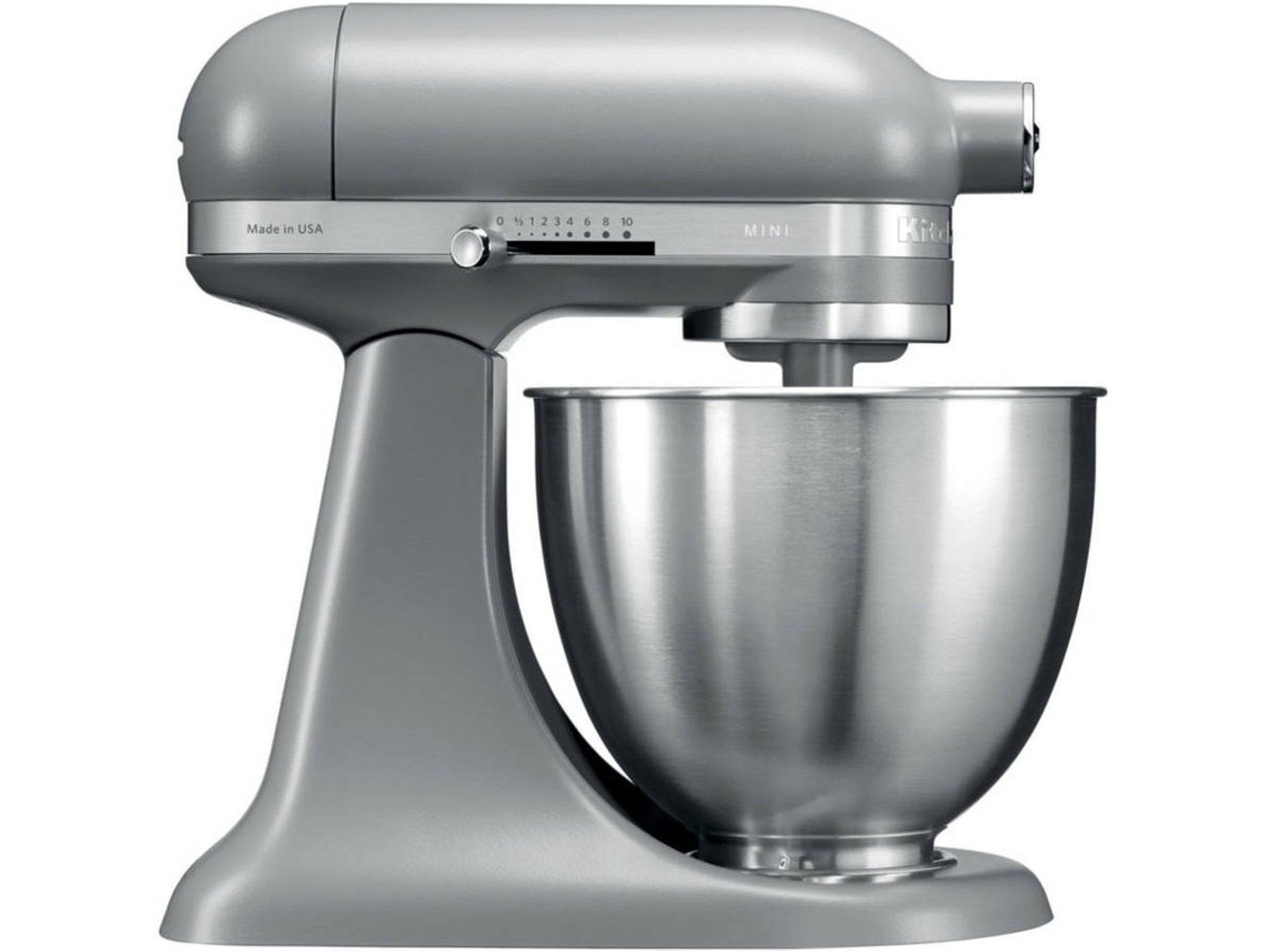 Kitchenaid Mini Robot de cocina 33 l gris palanca 200 rpm 1219 cc mate 5ksm3311xefg artisan procesador alimentos 3.3l 5ksm3311x 3.3 250 4 33l