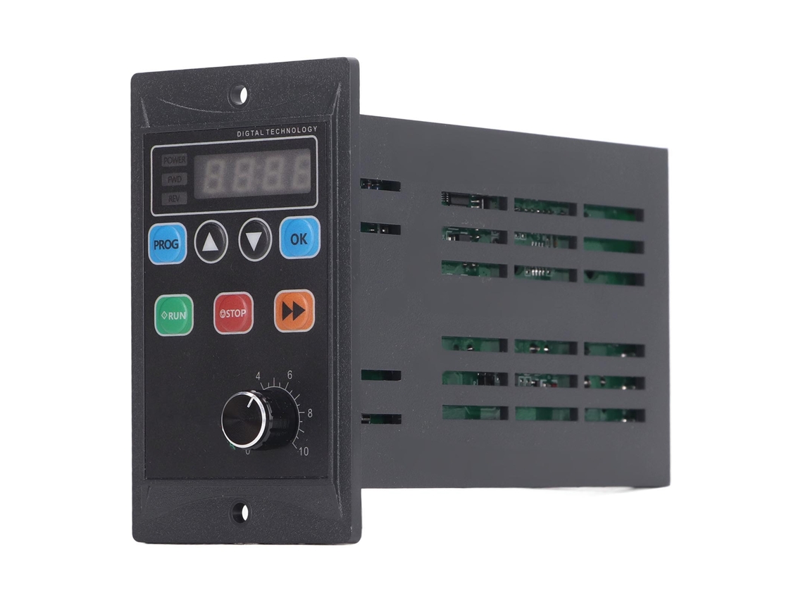Controlador de frecuencia variable (VFD) para minimotores Sunflare de 400 W, monofásico de 176-264 V y trifásico de 0-220 V.